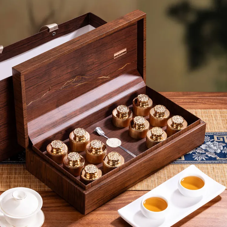 迷你小罐装茶叶包装盒空礼盒红茶金骏眉普洱茶高档礼品盒定制通用
