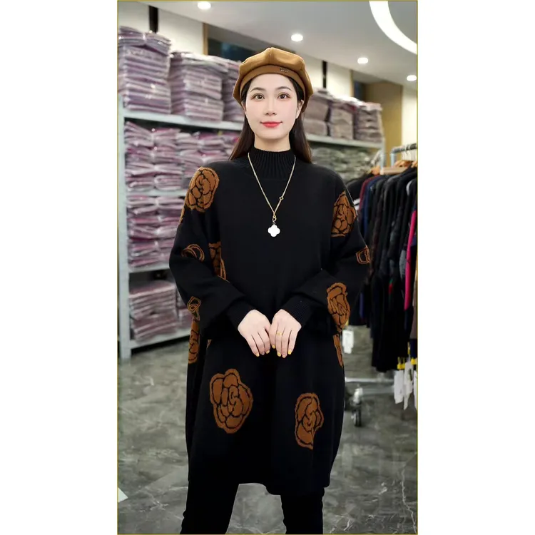 加厚保暖【花华】秋冬必备时尚大气上档次高档毛衣高领上衣-3047#