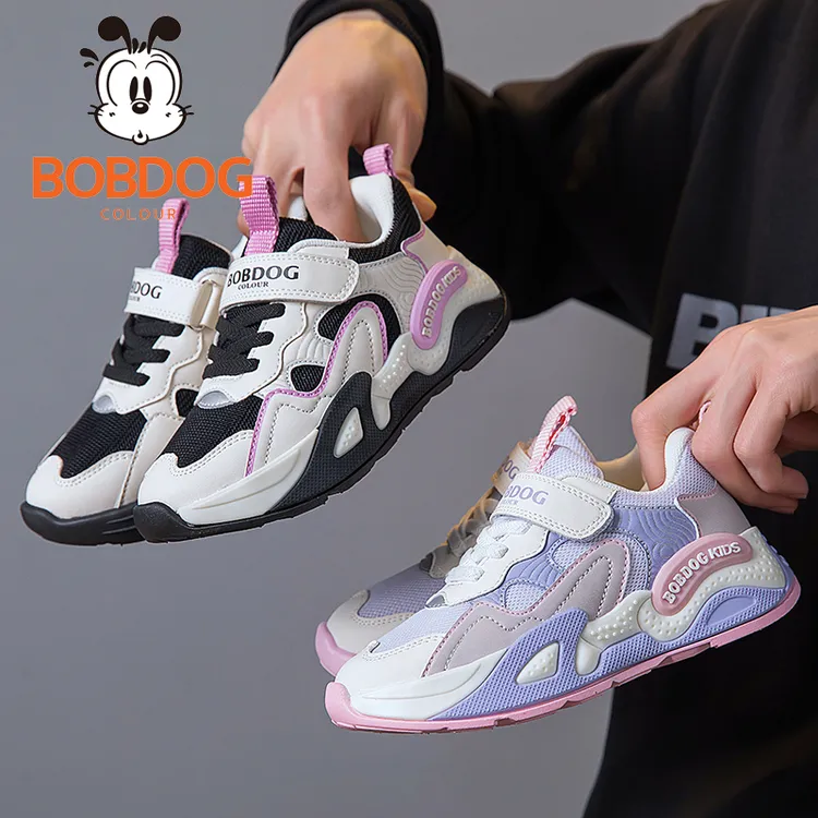巴布豆儿童运动鞋透气女童鞋子春秋男女童鞋2025年春季新款