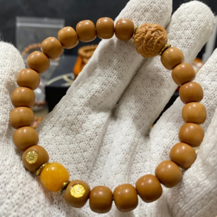 沐枫出品【定制新款老型加配饰恶僧】文玩可盘猴头