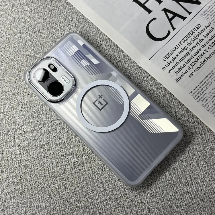 适用一加Ace6手机壳自带镜头膜全包防摔软壳磁吸圈1+Ace6保护套薄