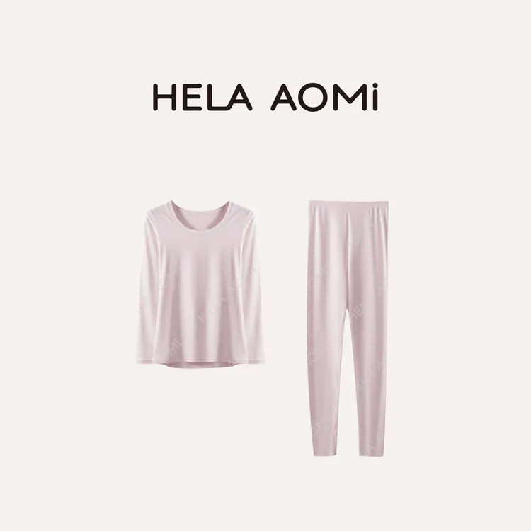 HELA AOMI “10A级保暖套”弹力包容性长款打底套装CY5DC99464