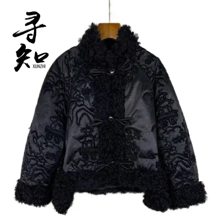 寻知·朱总原创设XZS358J寻墨·隐山中式棉服