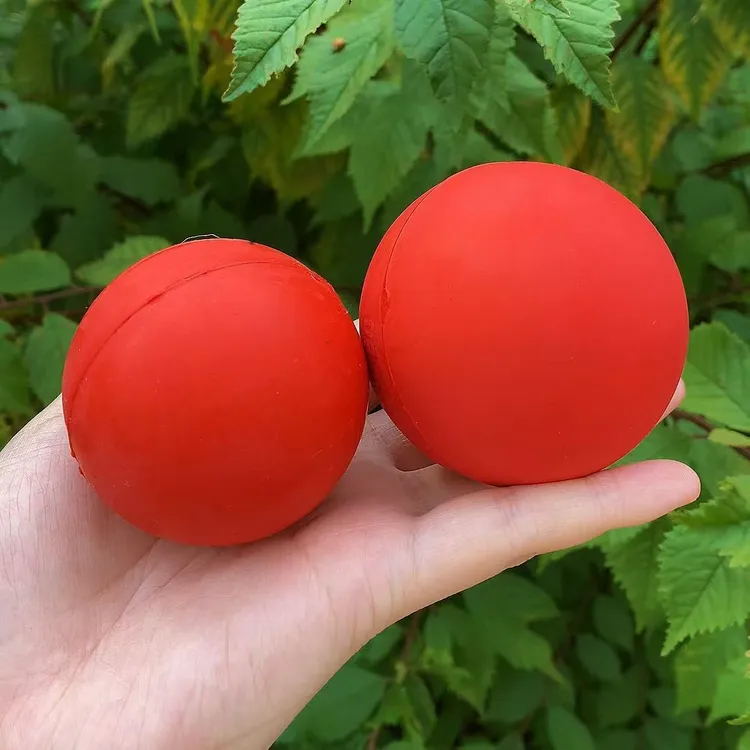 狗狗耐咬橡胶球绳球耐咬球实心球弹力球绳球宠物狗训练球玩具