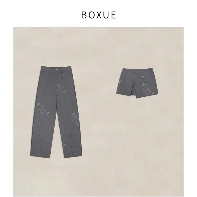 BOXUE “达可罗” 2025秋季高级天.丝羊.毛西裤 裤子 #250731K3256
