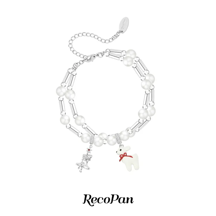 RECOPAN STAY MEDIOCRE 黄铜珐琅手链 RecoPan梦中小鹿珐琅手链