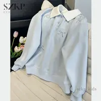 【SZKP】POLO领刺绣卫衣女童春季新款儿童长袖外穿上衣YNYC550653