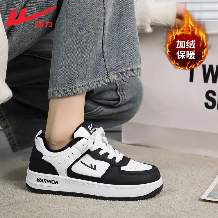 回力加绒板鞋厚底男女同款二棉鞋2025秋冬爆款学生党运动休闲鞋子