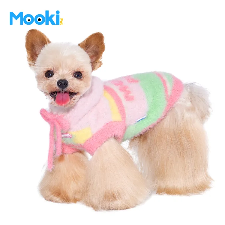 mookipet猫咪狗狗毛衣背心比熊雪纳瑞约克夏泰迪小型犬宠物衣服