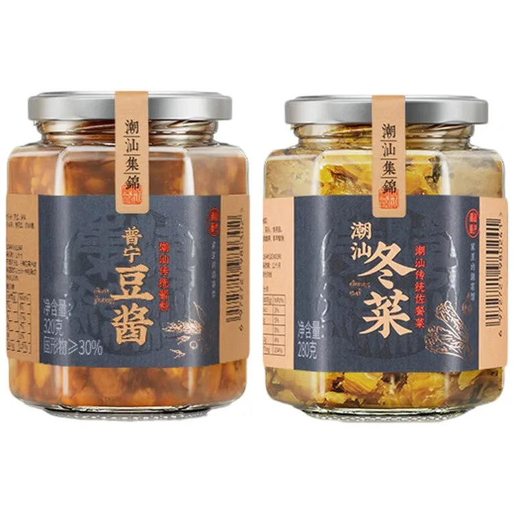 潮汕集锦普宁豆酱黄豆酱正宗豆瓣酱冬菜炒菜煮鱼砂锅粥调味料蘸料