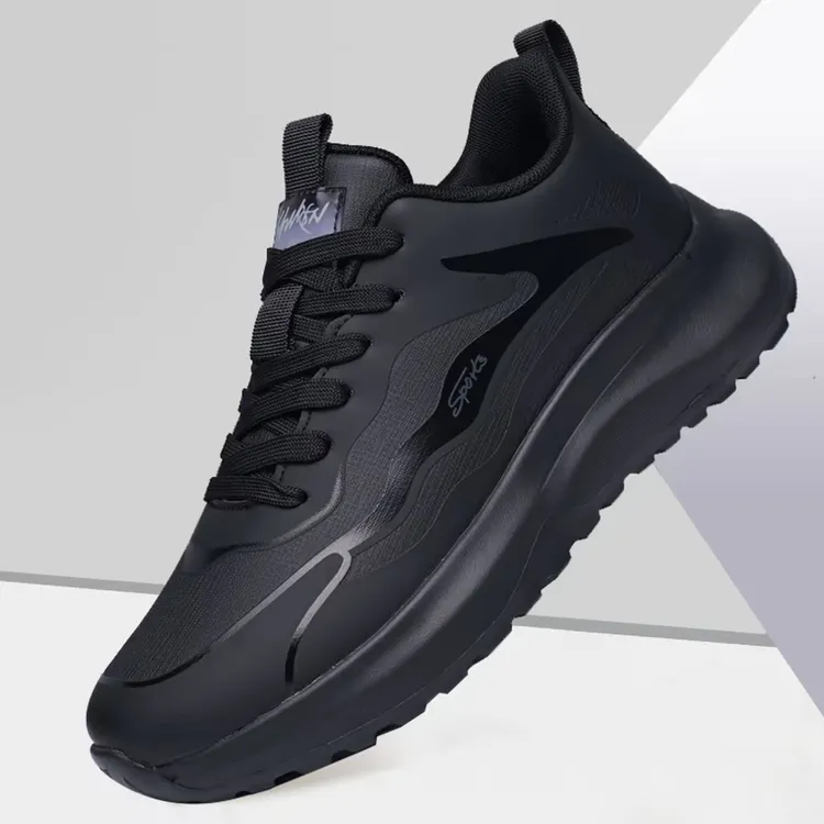 运动风防滑减震防水时尚休闲鞋男鞋冬季鞋子软底男士