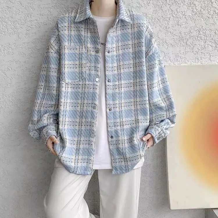 2025春秋季潮牌小香风风衣透气男款青春潮流立领夹克时尚百搭上衣