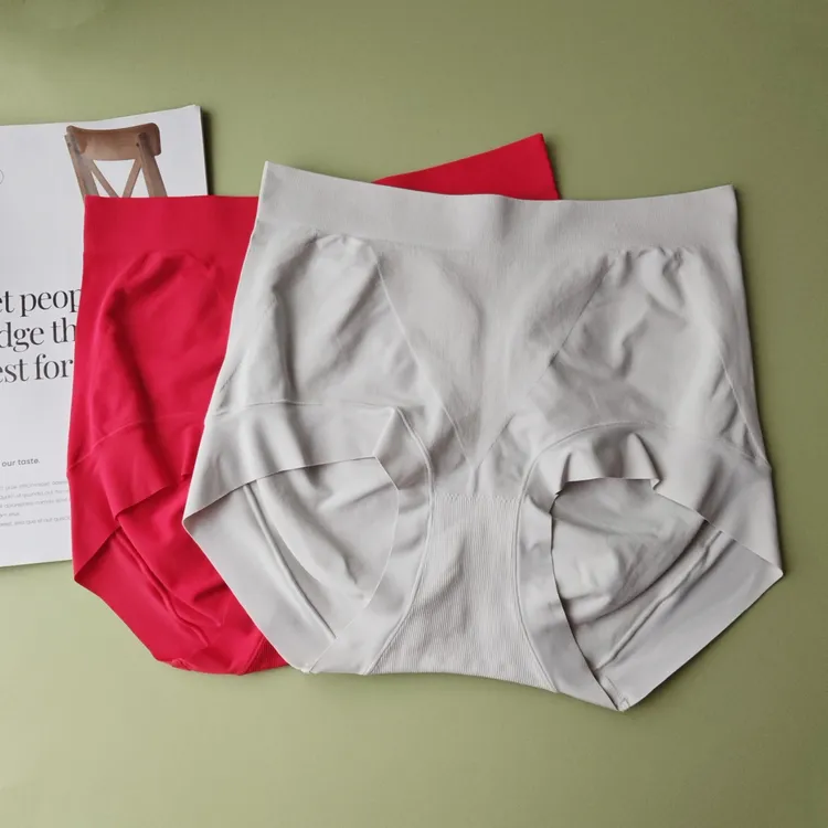 weiweisirou本命年红色内裤女大码包臀舒适无痕无缝高腰三角透气