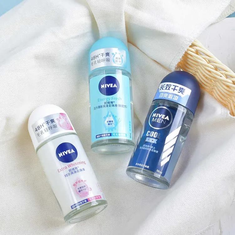 Nivea/妮维雅走珠止汗露香体走珠腋下除臭滚珠液爽香体清新抑汗