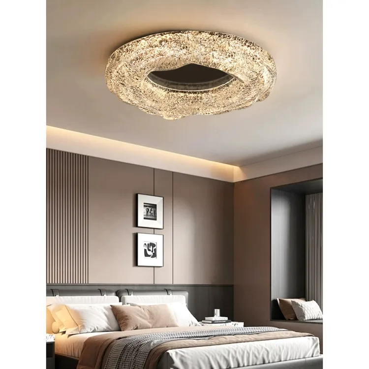 意式极简卧室吸顶灯现代简约2025新款轻奢高级感护眼主卧中山灯具