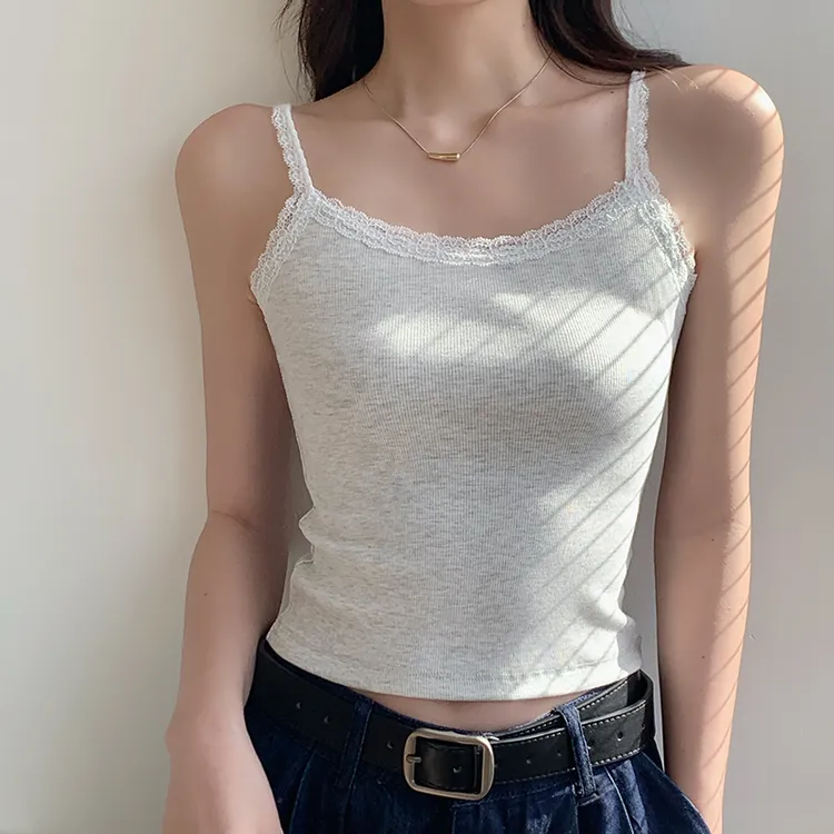 蕾丝吊带背心女夏季内搭设计感小众外穿纯欲甜辣修身打底显瘦上衣