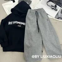 杭州六小六正版BY LIUXIAOLIU秋冬季儿童加绒卫裤 17703