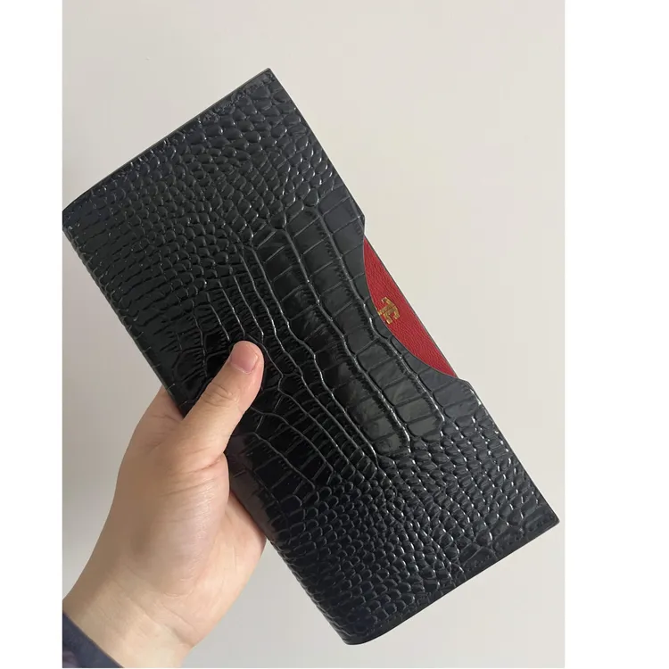 3CM雪茄便携盒通用鳄鱼纹头层牛皮内里羊皮保护皮套保湿盒套专用