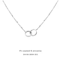 CNC精工项链 经典双环百搭高级感项链GH180