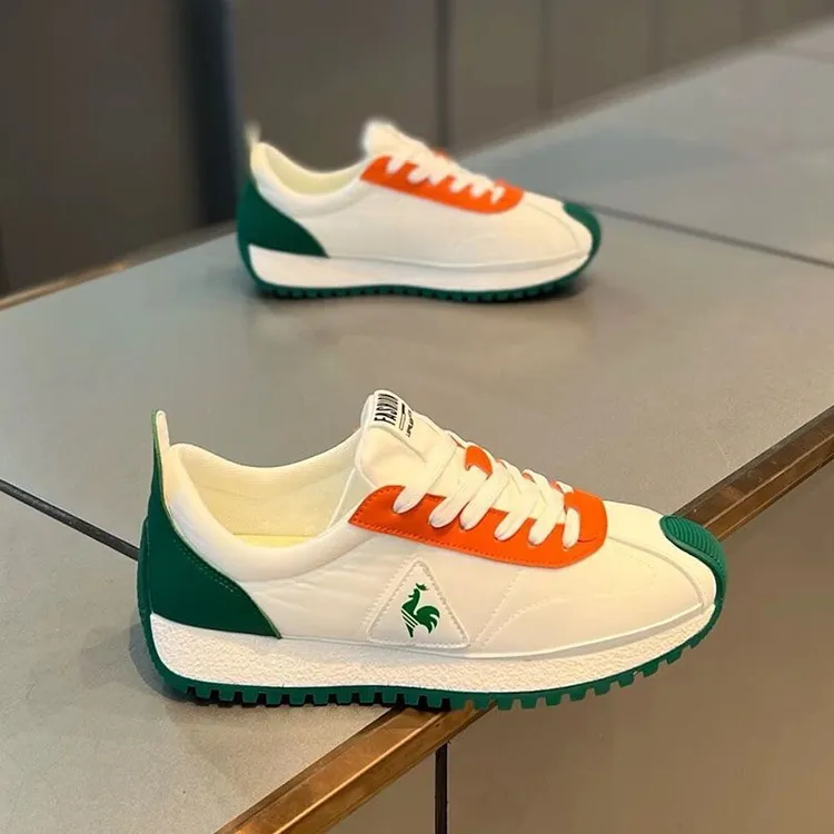 男鞋2025春季男式新款透气潮流运动百搭阿甘鞋休闲轻便跑步帆布鞋