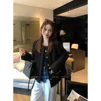 大婉酱微胖定制【枫林晚香】韩系气质小香风流苏外套秋冬上衣0123D 