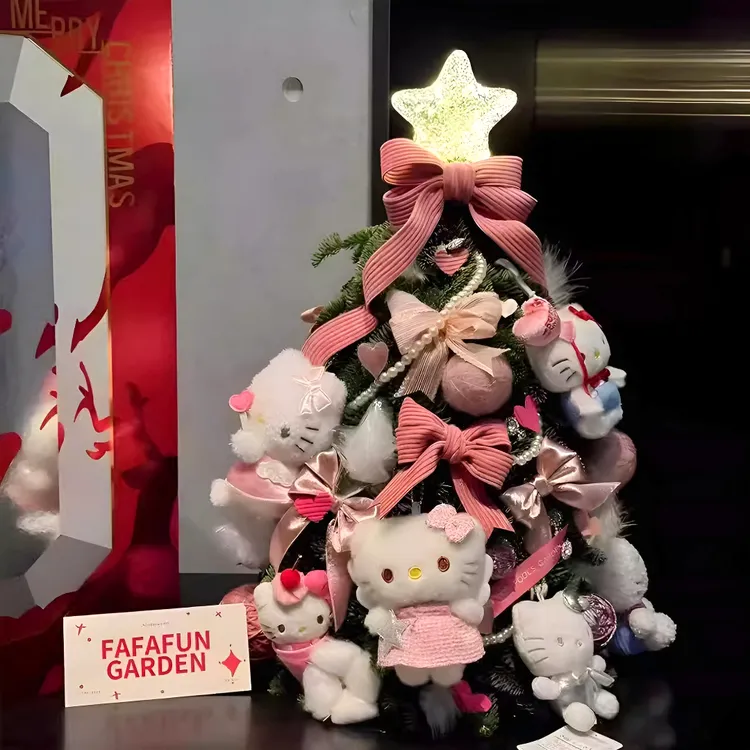 Hellokitty圣诞树玩偶圣诞节情人节送女生礼物装饰品毛绒玩偶公仔