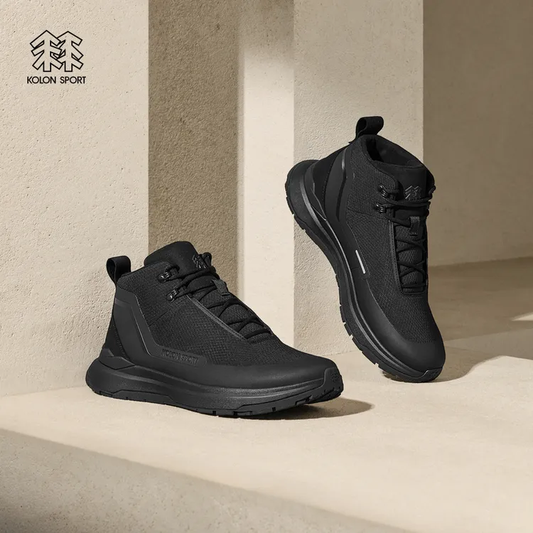 KOLON SPORT可隆户外休闲鞋男女同款抓地耐磨ELEMENT MID运动鞋