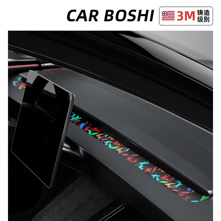 汽博士特斯拉ModelY/3焕新版仪表台出风口装饰贴车内用品改装配件