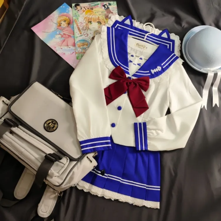 【铃蓝喵】青栀原创JK学院制服正版水手服套装可爱软妹日系