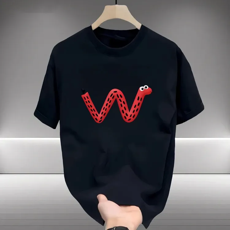 仓石一树潮牌印花短袖T恤男士夏季新款宽松重磅情侣休闲半袖上衣