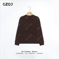老琴私服【云朵触感】琥珀流光风100绵羊毛保暖针织毛衣女秋冬 803