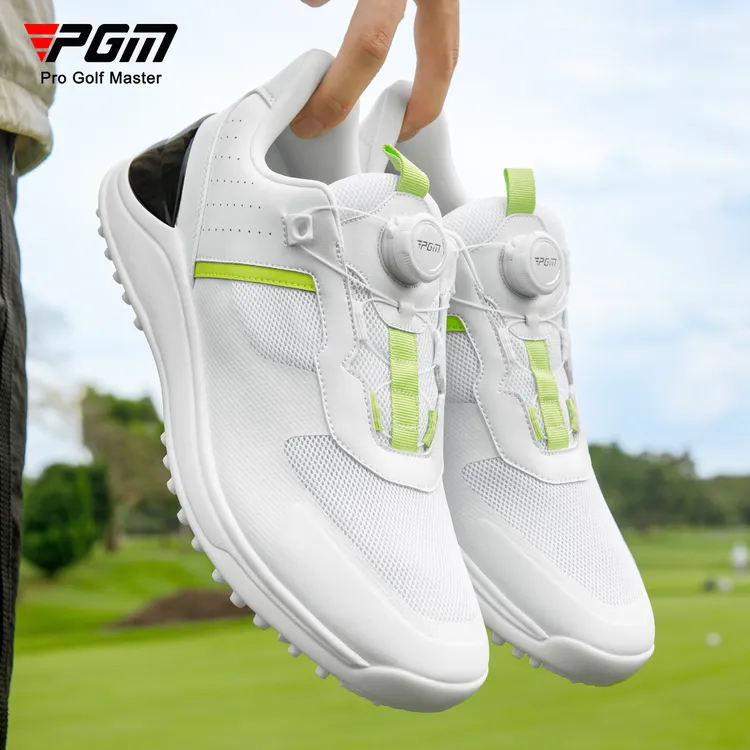 PGM 高尔夫鞋男款夏季运动球鞋舒适缓震旋钮鞋带透气防侧滑golf鞋
