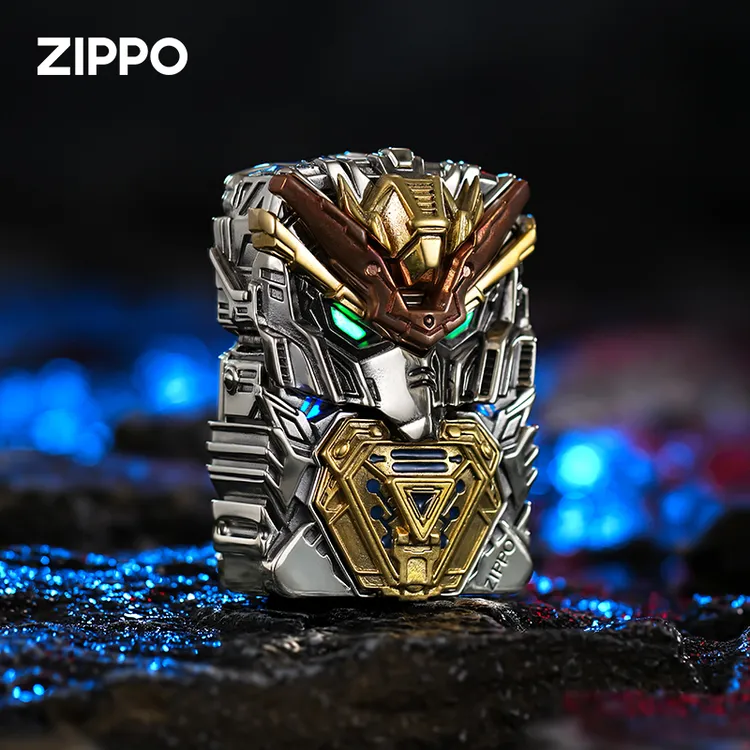 ZIPPO/之宝打火机新款【雷霆机甲】酷炫防风男士霸气原装送礼DYJ1X1