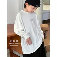 9.22新品【现货】略略童装 儿童日系秋季基础圆领长袖T恤 253TX5851