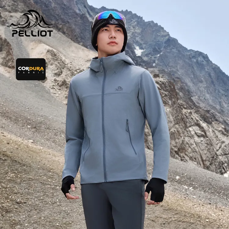 【主播专属】伯希和【风盾c25】户外软壳衣CORDURA专业防风保暖徒步