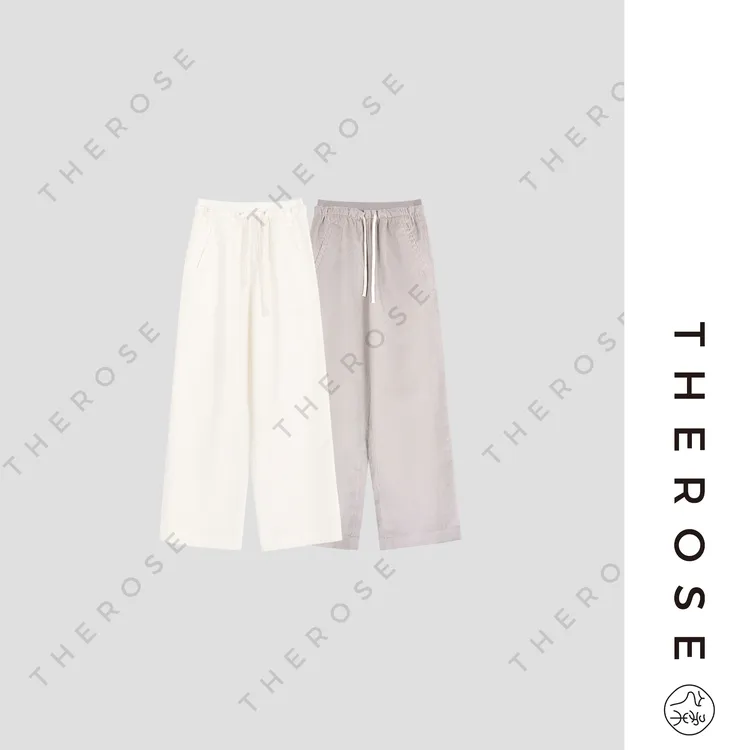 【刀马裤】意大利进口PTOGLIO灯芯绒保暖休闲裤秋冬阔腿长裤