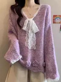 慵懒风毛衣长袖秋季新款(直播间专属-A874A1000)