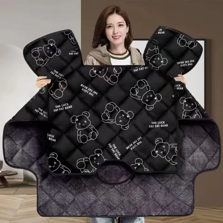 电动车挡风被加绒加厚冬季新款电瓶车小型防水防风罩四季通用mz商品图