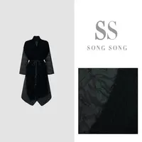 SONG-原创【墨织禅风】冬季高端精致“白鸭绒”加厚保暖长款羽绒大衣