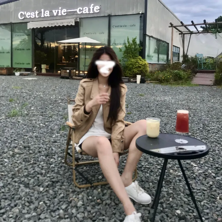 5803美式复古短款夹克外套秋冬百搭休闲卡其色韩版风衣