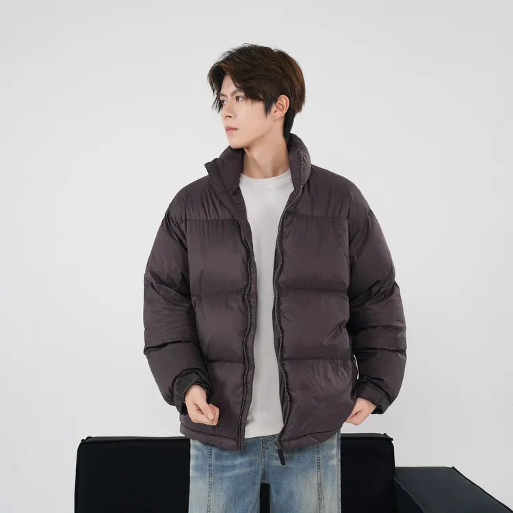 【GD潮牌】秋冬简约百搭休闲宽松保暖外套轻薄羽绒服男款