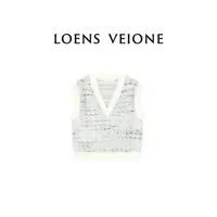 LOENS VEIONE/罗拉【鲲之梦境】“玛维亚”百搭背心针织衫24CVDI0076N