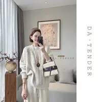 DA·Tender【松软贝拉绞花毛衣】时尚温柔气质厚实保暖百搭