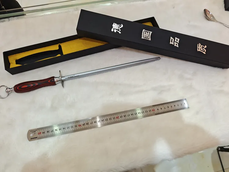 高品质超细纹屠宰商用锋利磨刀棒厨房家用适用