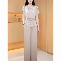 B981 两件套装2025新款女夏贵夫人阔太太品牌高端洋气时尚气质