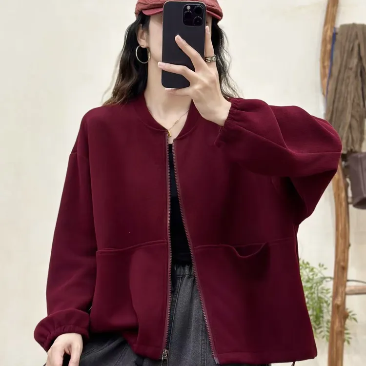 新款洋风百搭经典设计休闲女式上衣春秋适用