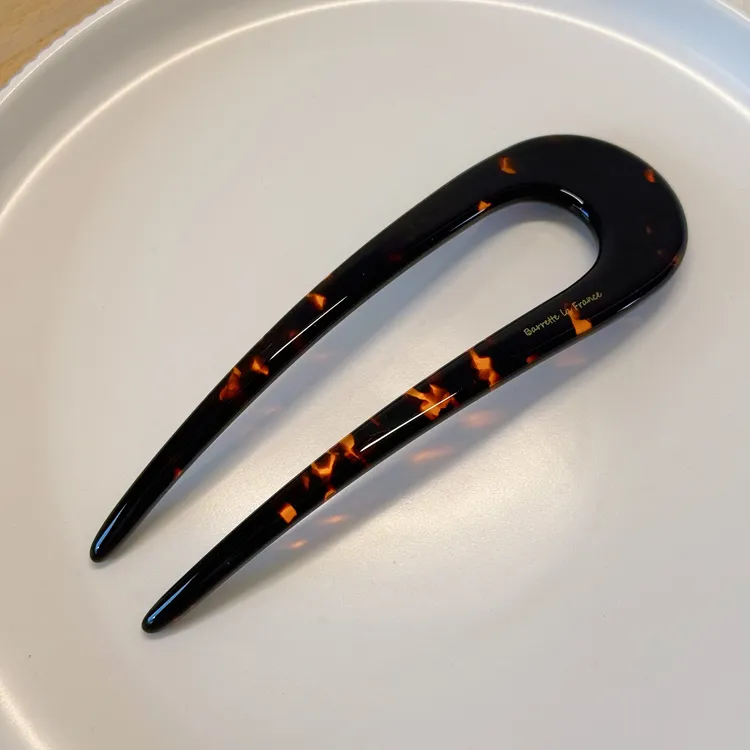 醋酸外贸厚板发簪长约13.5厘米（醋酸花纹每个都不同 产品无完美）