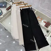 【长安】 新中式国风休闲百搭抽绳直筒休闲裤