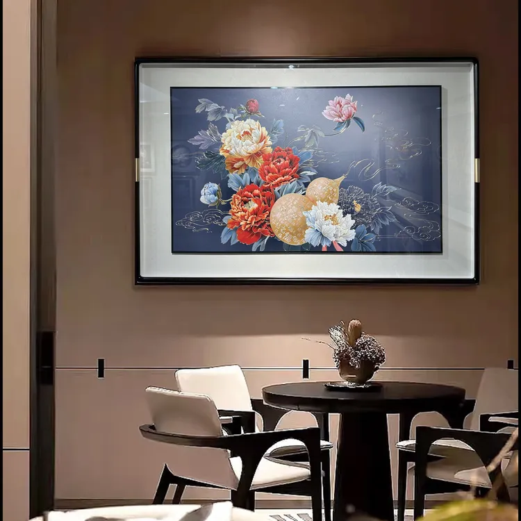 餐厅手工铜板画合集
