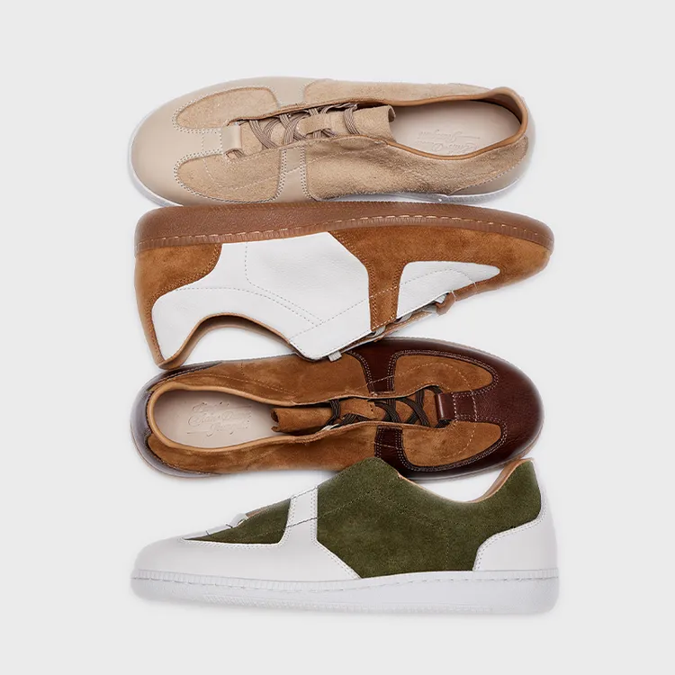 复古德训鞋春夏休闲男鞋潮流板鞋百搭牛皮痞帅小白鞋平底阿甘鞋